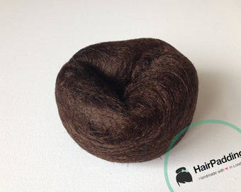 Haarknoten Donuts & Rolls Einsätze Mittel - Runde Polsterung Halo-Form - Donut -Durchmesser 12 cm x Breite 7 cm