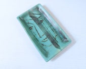 Art Pottery with Abstract Face by Pirjo Nylander of Finland