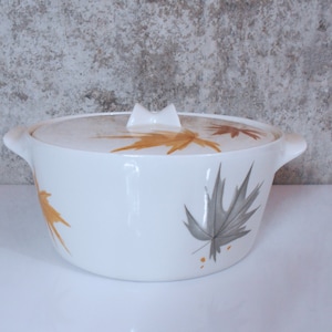 Harvest Time Large Casserole Dish with Lid by Ben Seibel for Iroquois Informal