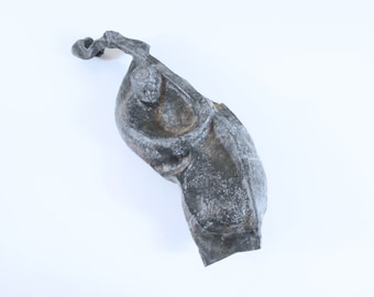 Abstract, Modernist Metal Wall Sculpture of a Bass Player - Signed by Artist