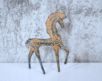 AS-IS Small Etruscan Style Horse - Weinberg Style Iron Horse