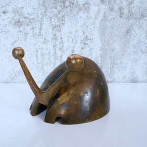 Bronze Snail Ashtray by Maurice Ascalon for Pal-Bell, Israel image 9