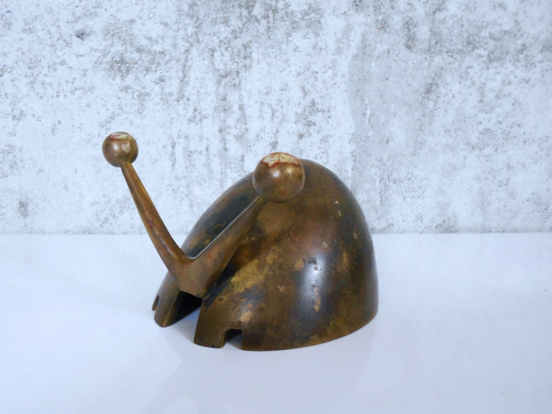 Bronze Snail Ashtray by Maurice Ascalon for Pal-Bell, Israel image 9