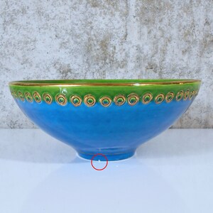 Large Bitossi / Raymor Bowl Aldo Londi Design image 6