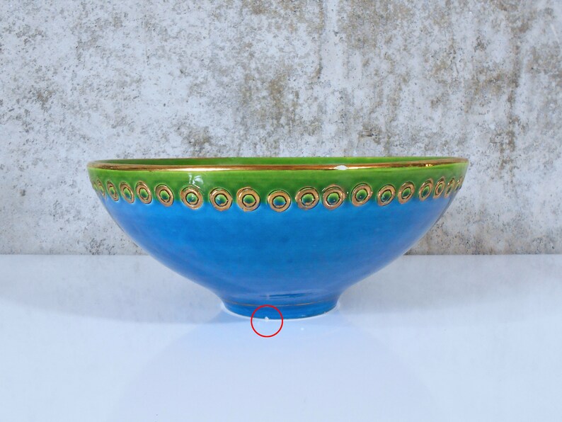 Large Bitossi / Raymor Bowl Aldo Londi Design image 6
