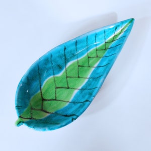 Bitossi for Goodfriend Imports Leaf Dish / Tray - Italian Art Pottery