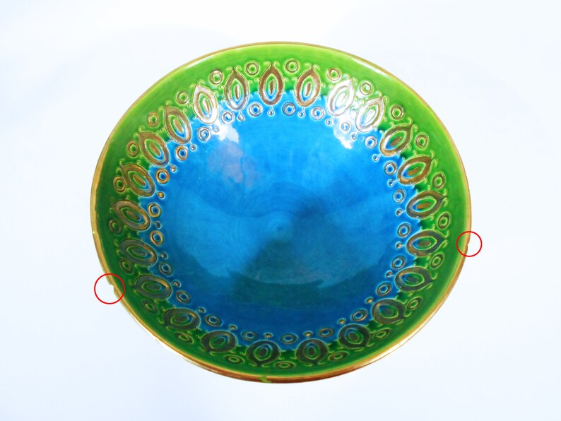 Large Bitossi / Raymor Bowl Aldo Londi Design image 5