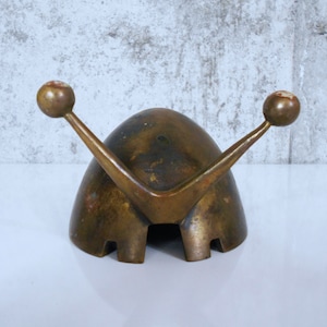 Bronze Snail Ashtray by Maurice Ascalon for Pal-Bell, Israel image 1