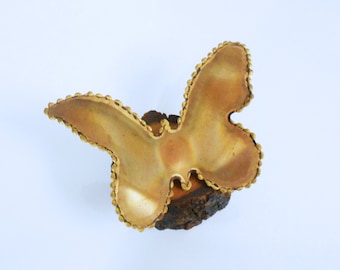 Tiny Signed Curtis Jere (C. Jere) Butterfly Sculpture