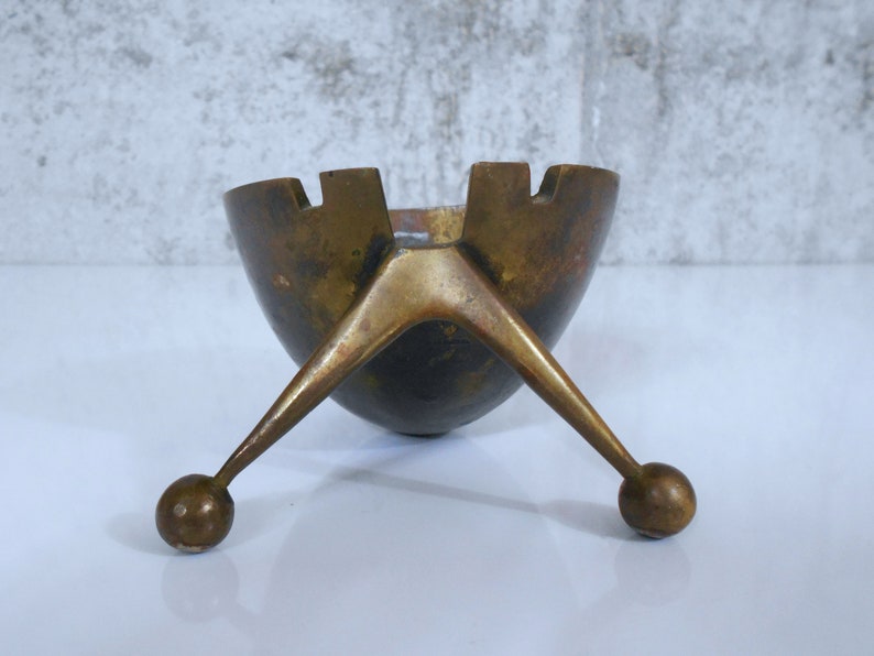 Bronze Snail Ashtray by Maurice Ascalon for Pal-Bell, Israel image 2