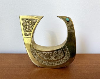 Brass Bird Sculpture by Joaquin Taller Tinta - Ecuador