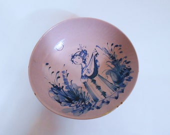 RARE Handpainted, Signed Bowl by Bjorn Wiinblad