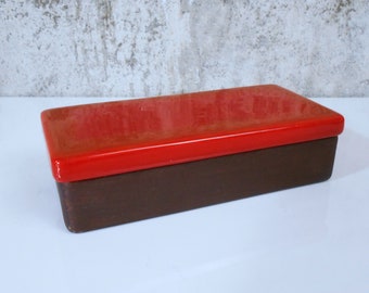 Ceramic Trinket / Cigarette / Card Box with Lid