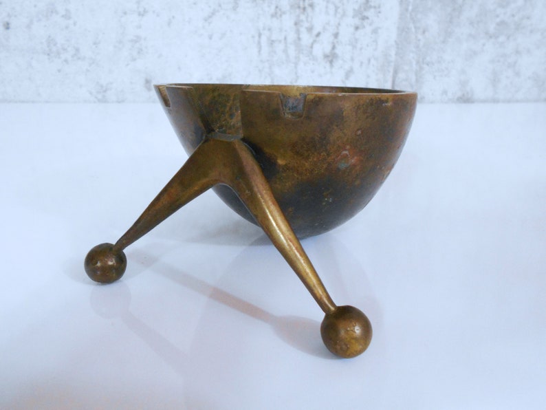 Bronze Snail Ashtray by Maurice Ascalon for Pal-Bell, Israel image 7