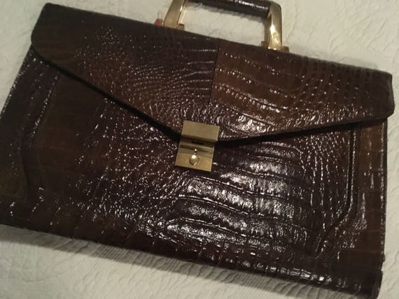 Vintage Amelia Berko genuine leather handbag