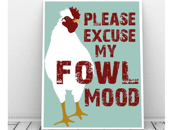 Chicken Or Rooster Decor Rooster Kitchen Decor Funny Kitchen Etsy