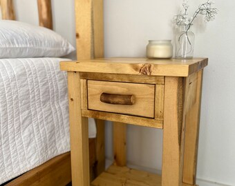 Mini side table / side table / Colorado Mini side table / nightstand / 1 drawer nightstand / Mini side table with drawer / Little side table