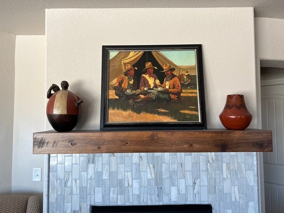 QUICKSHIP Fireplace Mantel Wood Mantel Natural Wood Mantel - Etsy