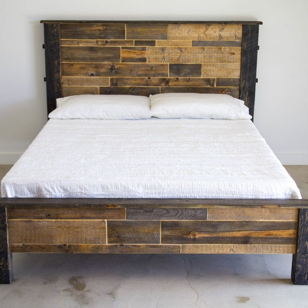 Wood Bed Frame - Etsy