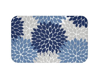 Floral Bath Mat Etsy