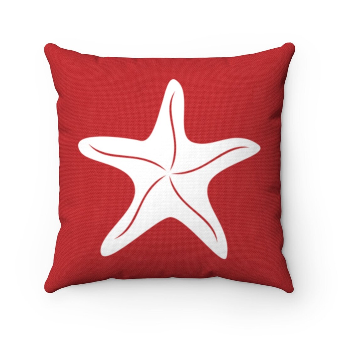 Starfish Pillow Beach House Decor Throw Pillow Cover Beach Etsy