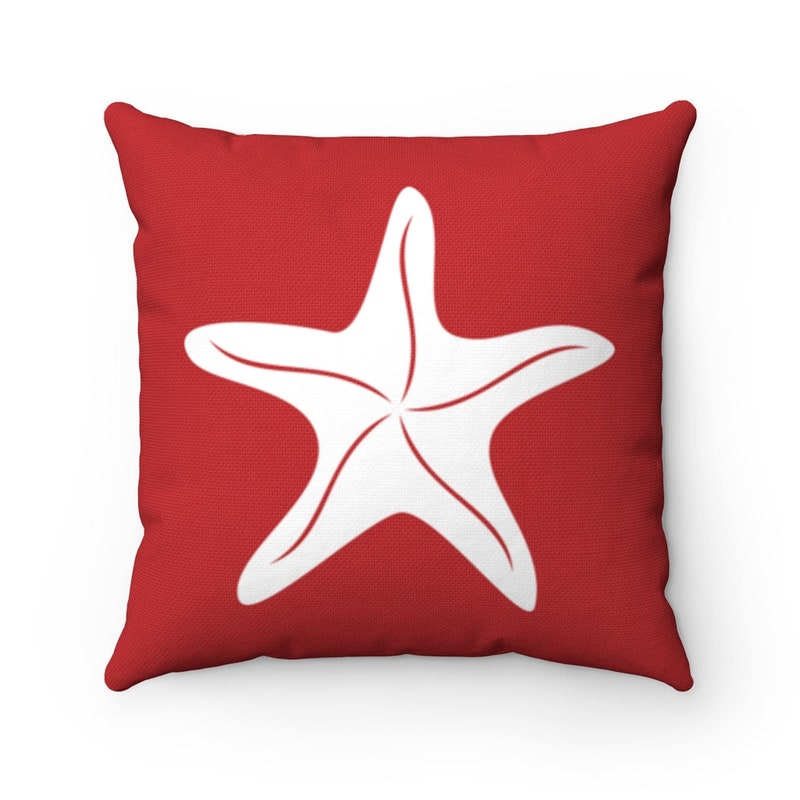 Starfish Pillow- White main image 1