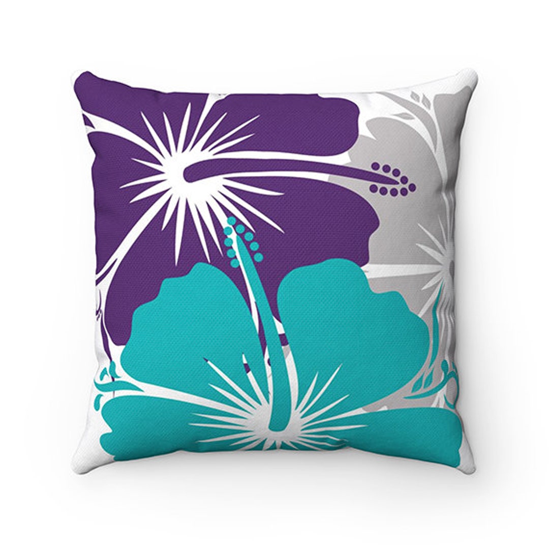 Purple and teal pillows hotsell