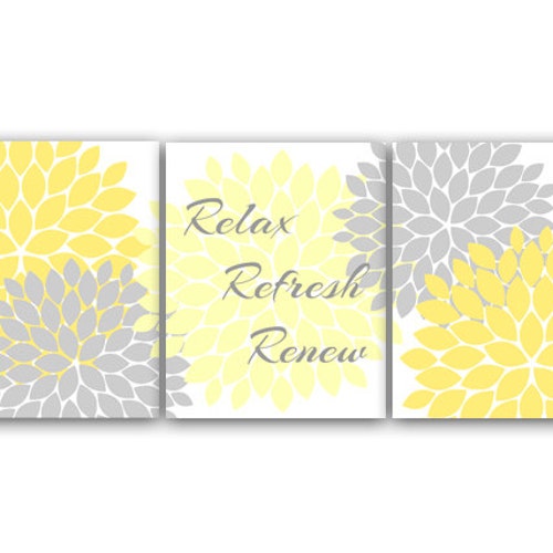Yellow and Gray Bathroom Art Home Decor Prints You Are My Etsy