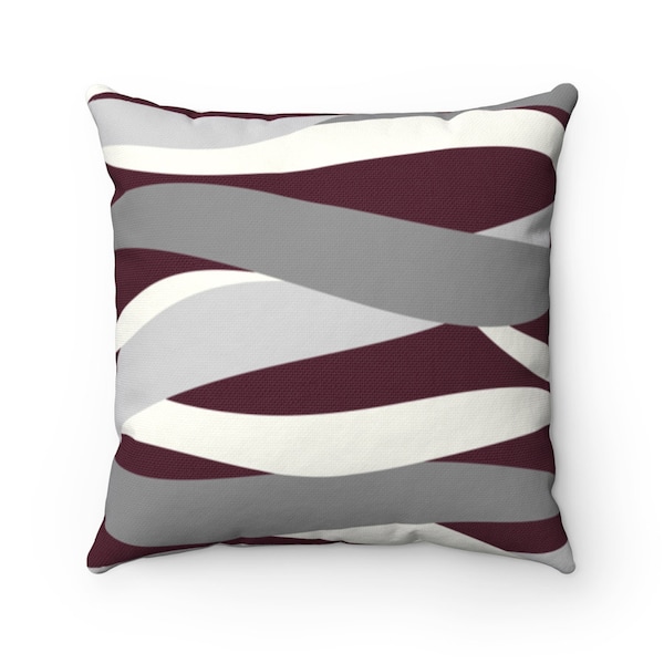 Burgundy Pillow Etsy