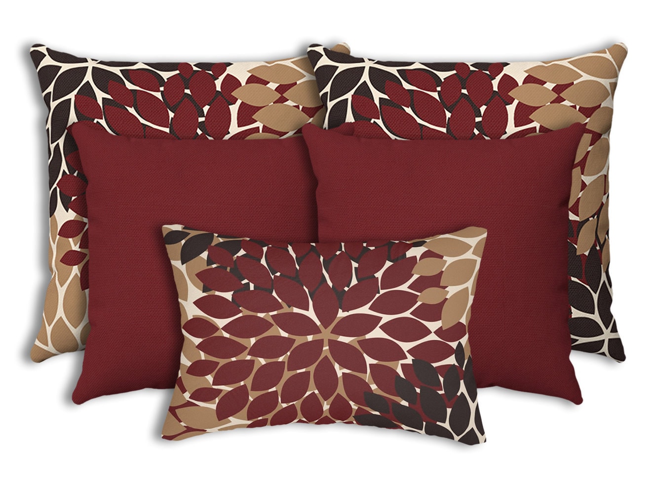Maroon sofa pillows hotsell