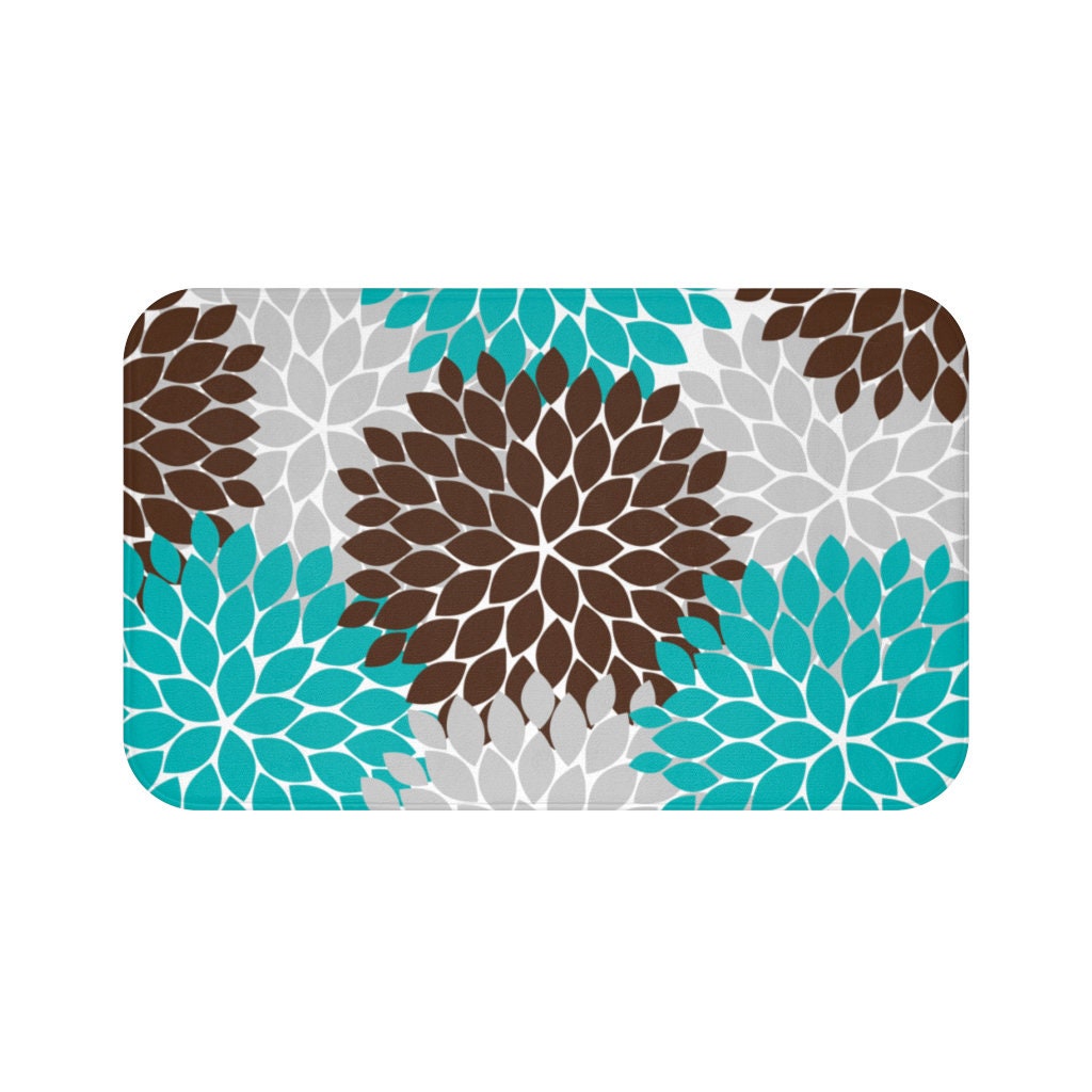 Teal Bathroom Rugs - Etsy