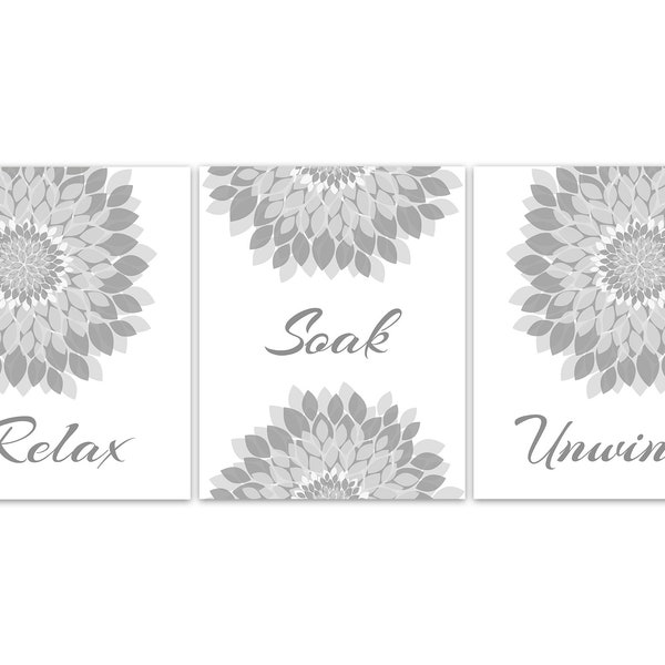 Bathroom Art Set Etsy