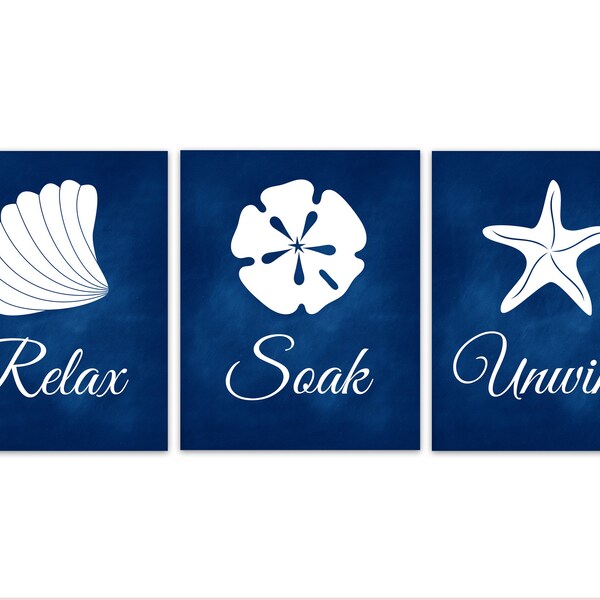 Beach Decor Bathroom Etsy