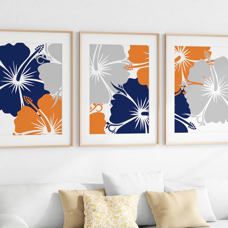 Navy Blue Wall Decor - Etsy
