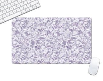 Purple Desk Mat, Desk Accessory for Office and Home Office, Lavender Abstract Desk Pad, Office Desk Decor - DMAT8