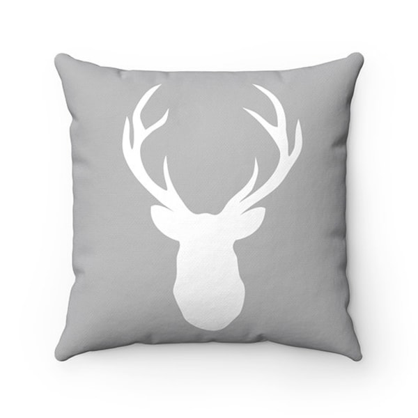 Deer Pillow Cover Etsy