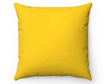 Solid Yellow Throw Pillow Cover, Accent Pillow, Modern Home Decor, Yellow Nursery Pillow, Yellow Home Decor - PIL217