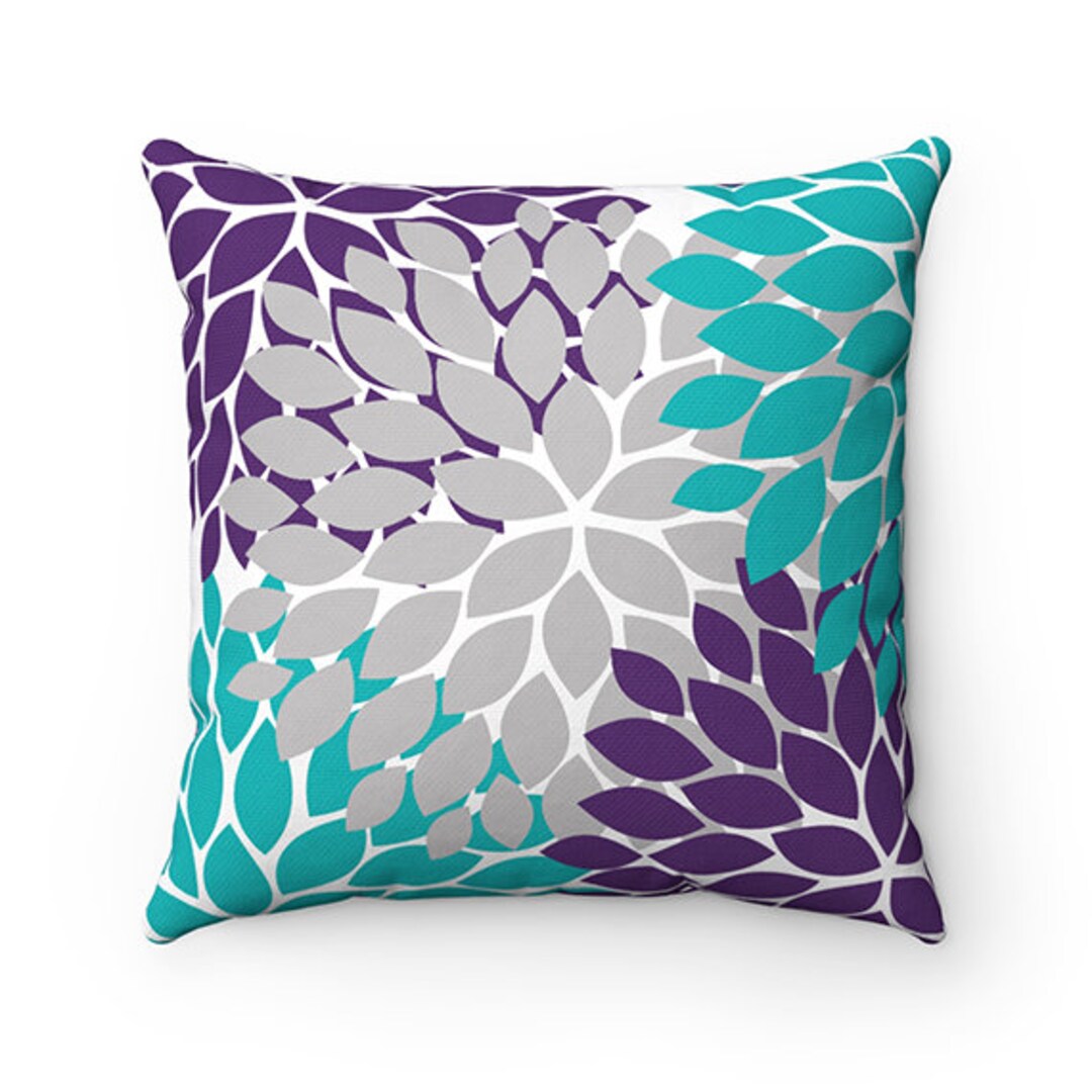 Throw Pillow Covers, Turquoise Accent Pillows with Words, Gather, Fami –  Wall Art Boutique