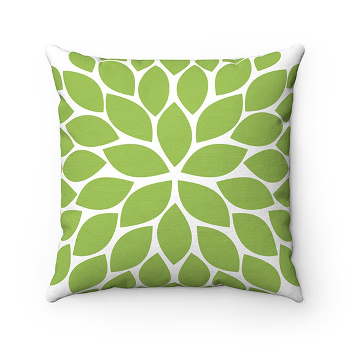 Teal Green Gray Pillow Covers Flower Burst Pillow Cover Etsy