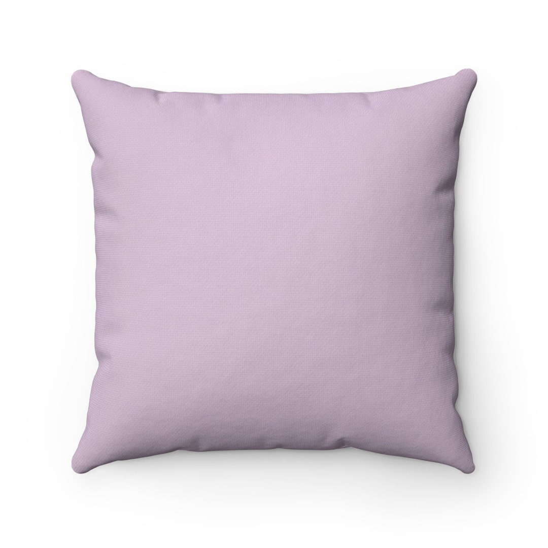 Solid Light Purple Throw Pillow Cover, Accent Pillow, Modern Home Decor