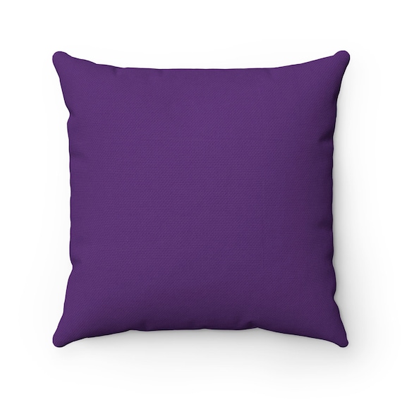 Solid Purple Accent Pillows