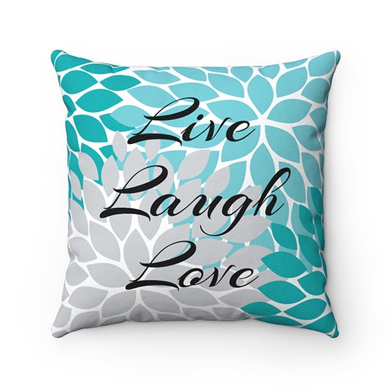Live Laugh Love Decorative Throw Pillow Cover Live Laugh Love Decorative Throw Pillow Cover