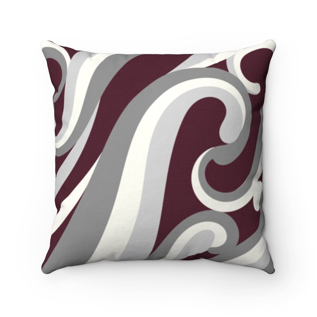 Decorative Pillows For Couch Burgundy/Blue/Brown Polyester (Pillow