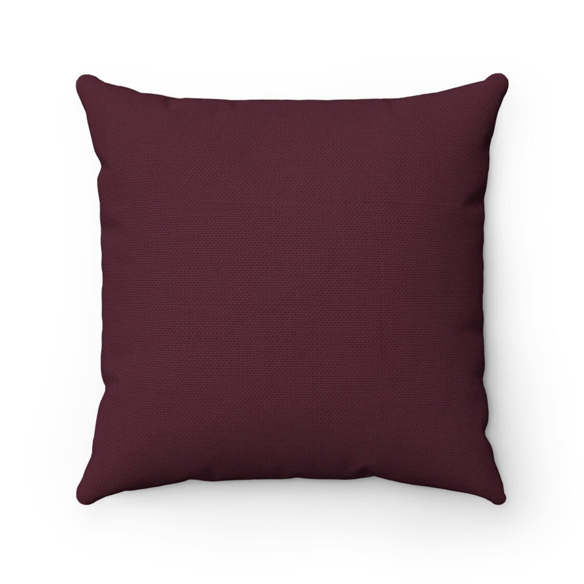 Solid Burgundy Throw Pillow Cover Accent Pillow Modern Home Etsy