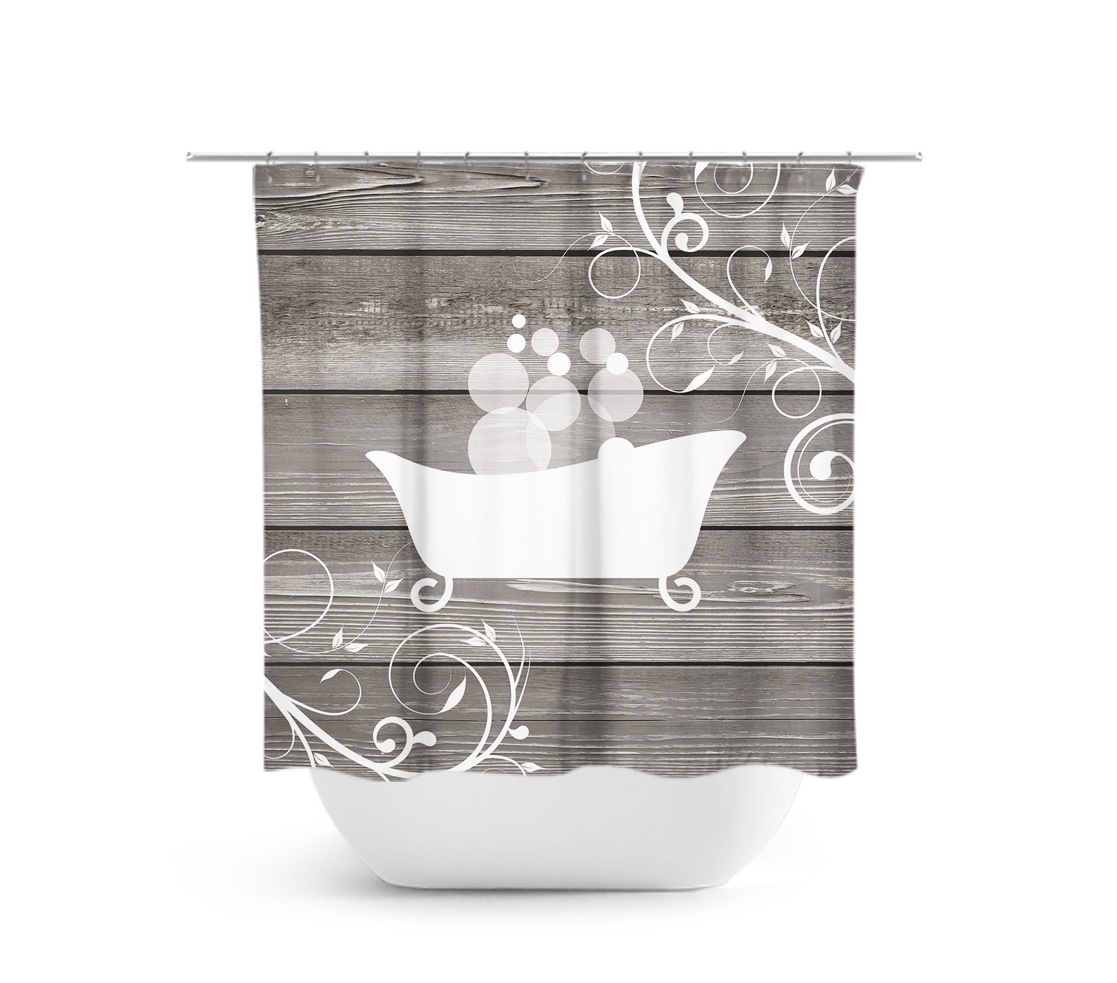 Farmhouse Shower Curtain Farmhouse Bathroom Decor Rustic Etsy