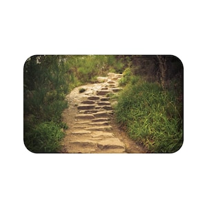 Nature Scene Memory Foam Bathroom Mat, Bathroom Floor Mat, Kitchen Floor Mat, Nature Entryway Mat - MAT48