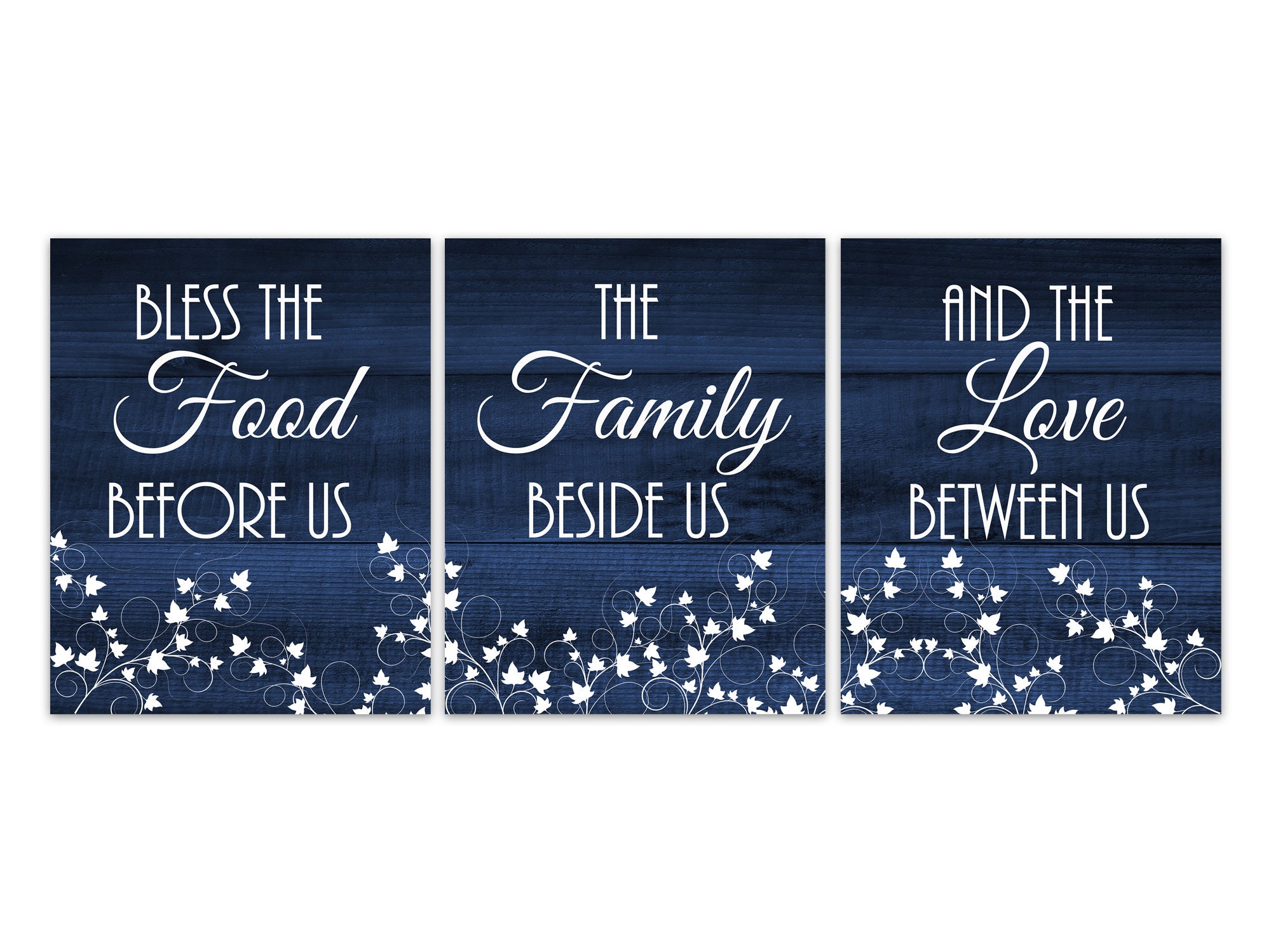 Bless the Food Before Us Family Beside Us Love Between Us - Etsy