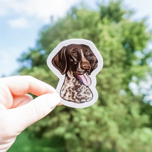 German Shorthaired Pointer GSP Dog Sticker