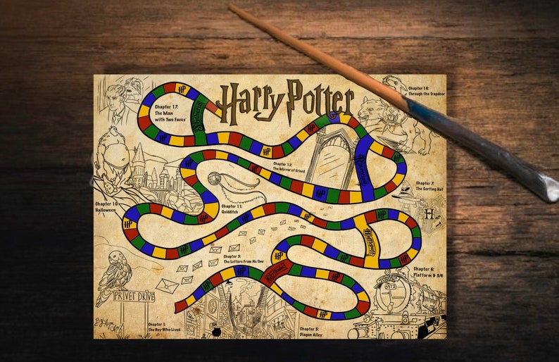 Harry Potter Printable Board Game image 0