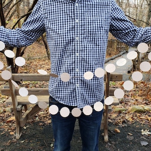 Vintage Music Note Paper Garland Decor / Birthday Party, Bridal Party, Wedding, Baby shower or everyday Decorations